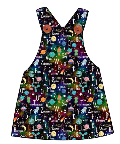 ABC Galaxy Skirt-Alls