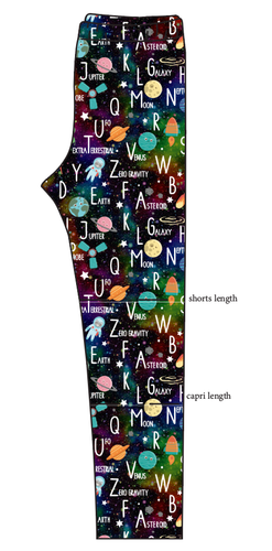 ABC Galaxy Basic Leggings