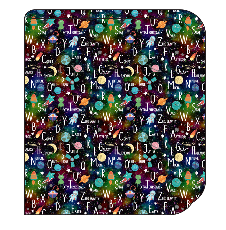 ABC Galaxy Swaddle Blanket