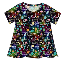 Load image into Gallery viewer, ABC Galaxy Ladies&#39; Swing Tee