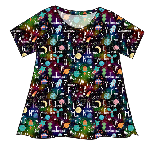 ABC Galaxy Ladies' Swing Tee
