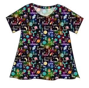 ABC Galaxy Ladies' Swing Tee