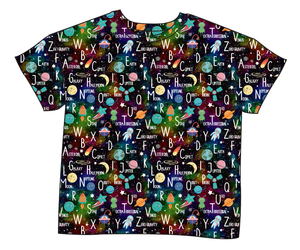 ABC Galaxy Ladies' Oversized Tee