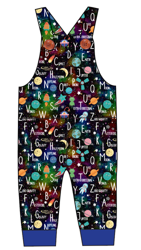 ABC Galaxy Overalls and Shortalls
