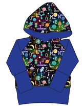 Load image into Gallery viewer, ABC Galaxy Grow With Me Hoodie (or Crewneck)