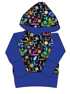 ABC Galaxy Grow With Me Hoodie (or Crewneck)