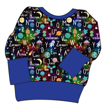 Load image into Gallery viewer, ABC Galaxy Grow With Me Hoodie (or Crewneck)