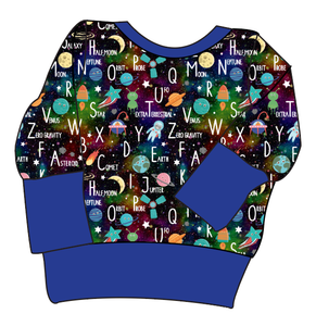 ABC Galaxy Grow With Me Hoodie (or Crewneck)