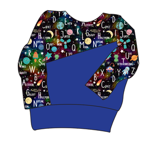 ABC Galaxy Grow With Me Hoodie (or Crewneck)