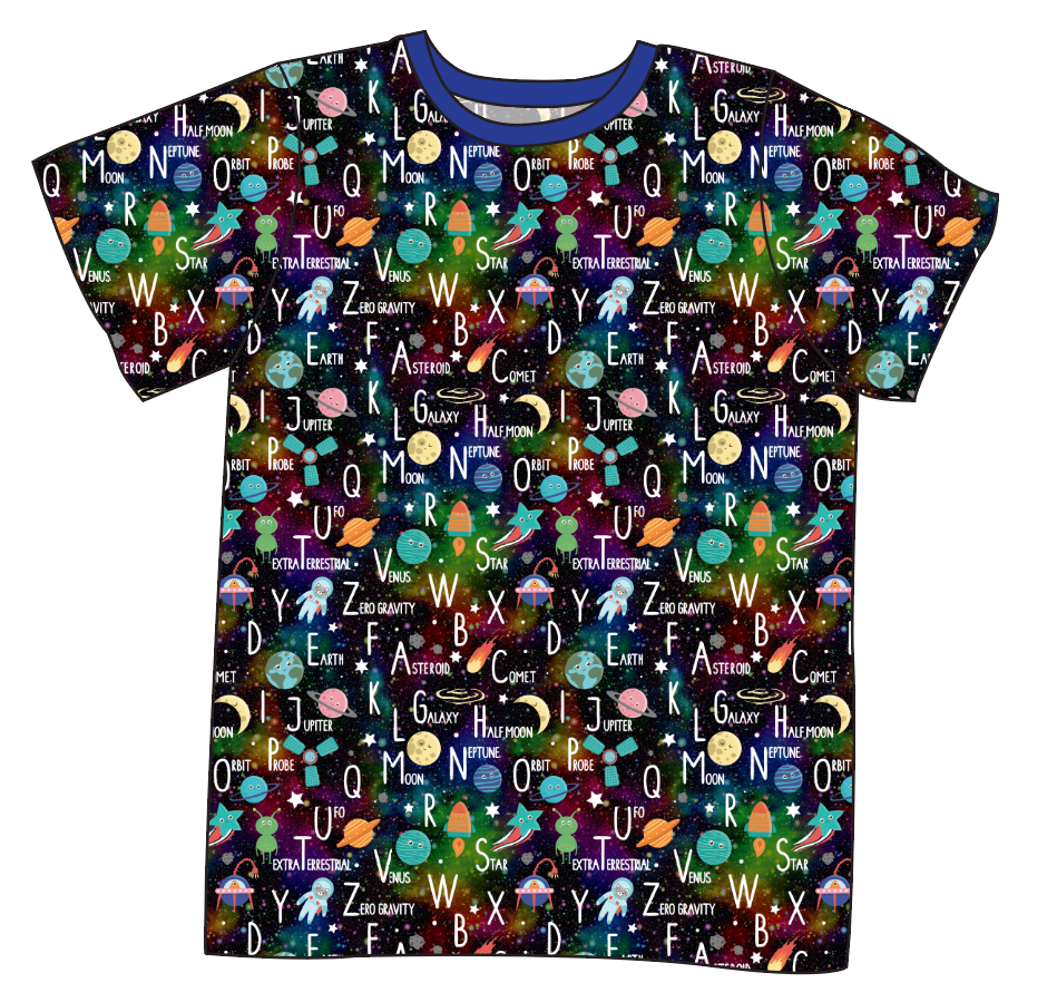 ABC Galaxy Mens' Tee
