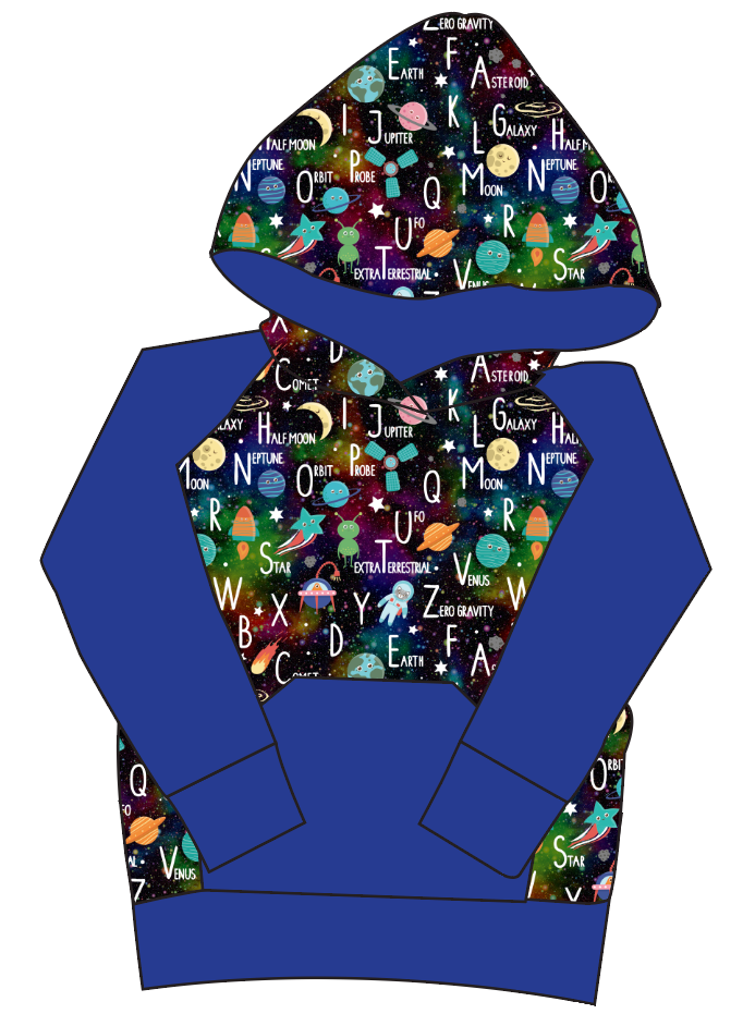 ABC Galaxy Mens' Hoodie