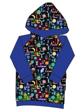 Load image into Gallery viewer, ABC Galaxy Classic Hoodie (or Crewneck)