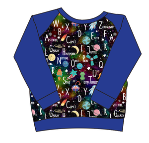 ABC Galaxy Classic Hoodie (or Crewneck)