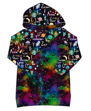 Load image into Gallery viewer, ABC Galaxy Classic Hoodie (or Crewneck)
