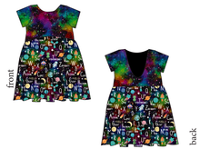 Load image into Gallery viewer, ABC Galaxy Low Back Dress