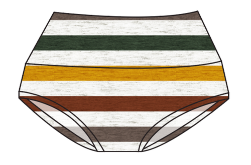 Fall Stripes Ladies' Underwear