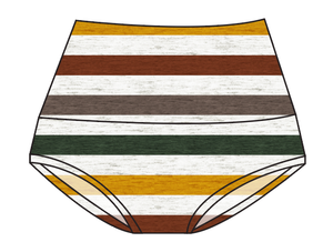 Fall Stripes Ladies' Underwear