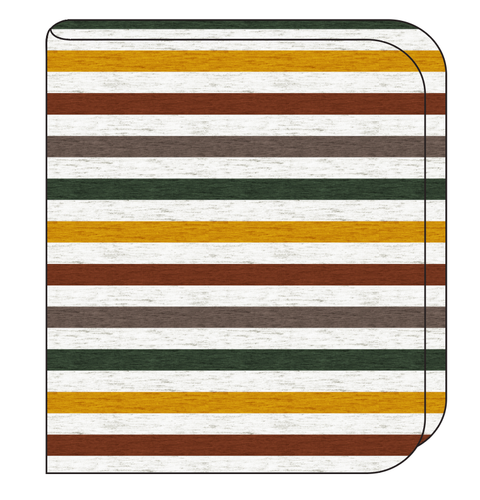 Fall Stripes Swaddle Blanket