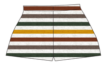 Load image into Gallery viewer, Fall Stripes Ladies&#39; Lounge Shorts