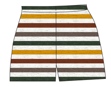 Load image into Gallery viewer, Fall Stripes Ladies&#39; Lounge Shorts
