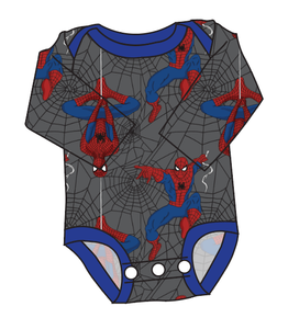 Spectacular Spidey Lap Neck Bodysuit