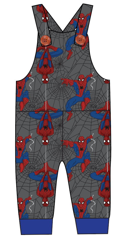 Spectacular Spidey Overalls and Shortalls