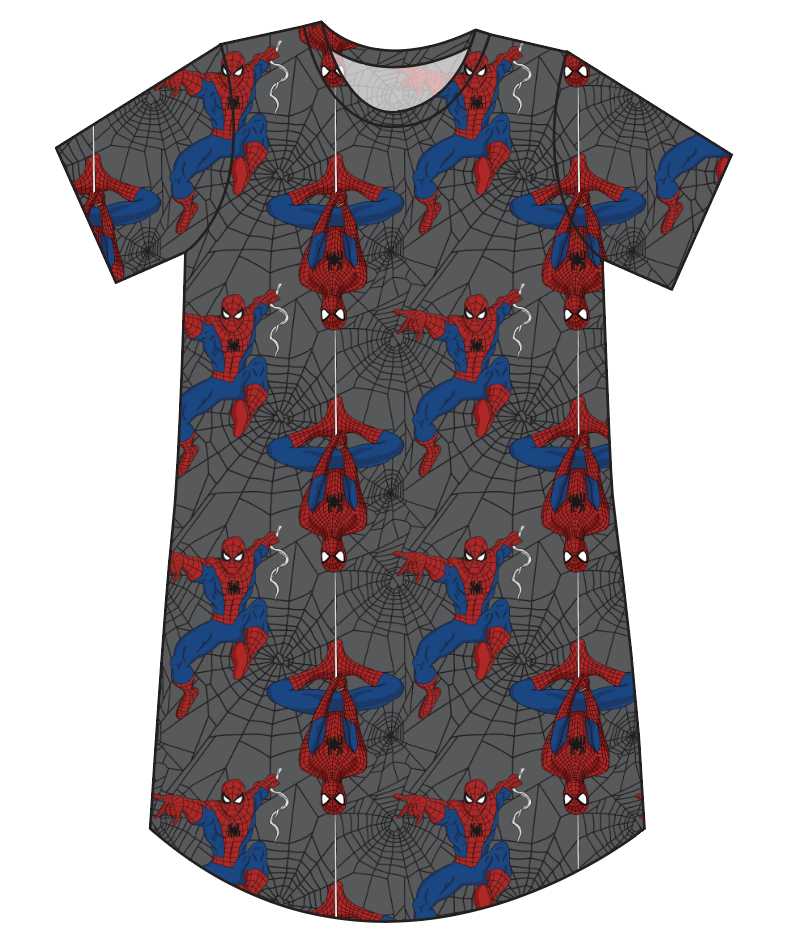 Spectacular Spidey Ladies' T-Shirt Dress