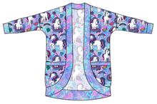 Load image into Gallery viewer, Majestic Unicorns Ladies' Cocoon Cardigan