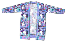 Load image into Gallery viewer, Majestic Unicorns Kids Grandpa Cardigan