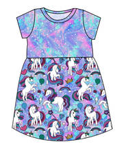 Load image into Gallery viewer, Majestic Unicorns Play Dress