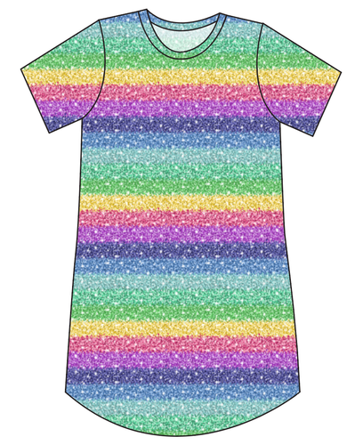Glitters Ladies' T-Shirt Dress