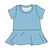 Load image into Gallery viewer, Simply Solids Peplum Top
