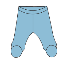 Load image into Gallery viewer, Simply Solids Newborn Footed Pants