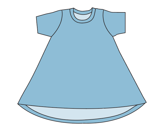 Simply Solids Basic T-Shirt Dress