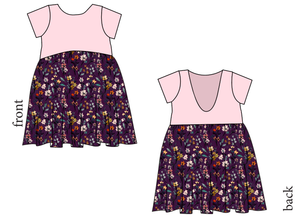 Autumn Fields Low Back Dress