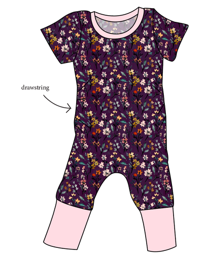 Autumn Fields Grow With Me Pants And Shorts Romper