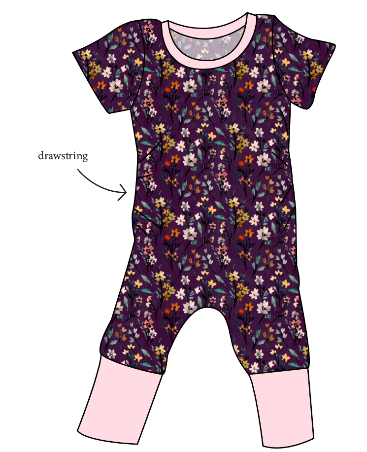 Autumn Fields Grow With Me Pants And Shorts Romper