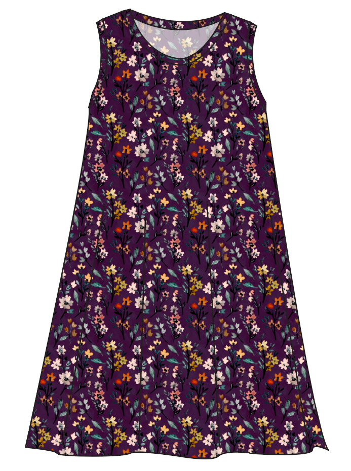Autumn Fields Ladies' Swing Dress
