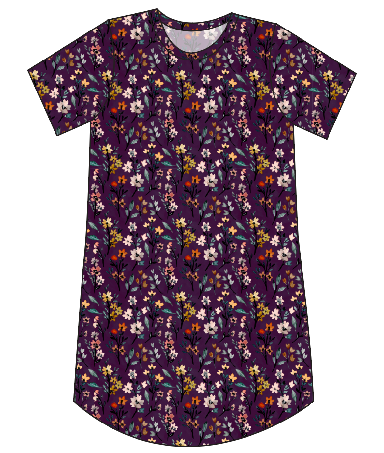 Autumn Fields Ladies' T-Shirt Dress
