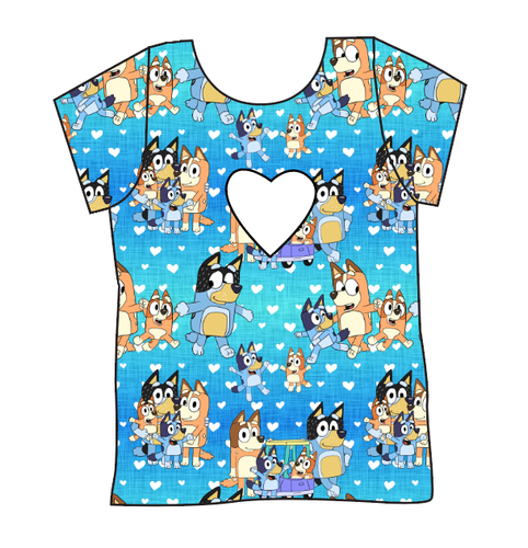 Oh Biscuits! Cambria Heart Back Tee