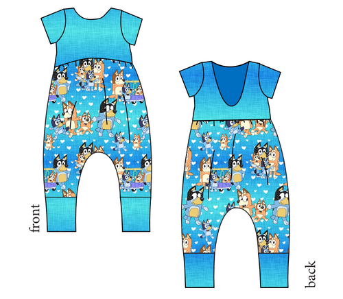 Oh Biscuits! Low Back Romper and Bubble Romper