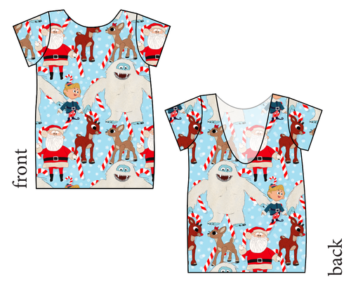 Reindeer Games Low Back Ballerina Tee