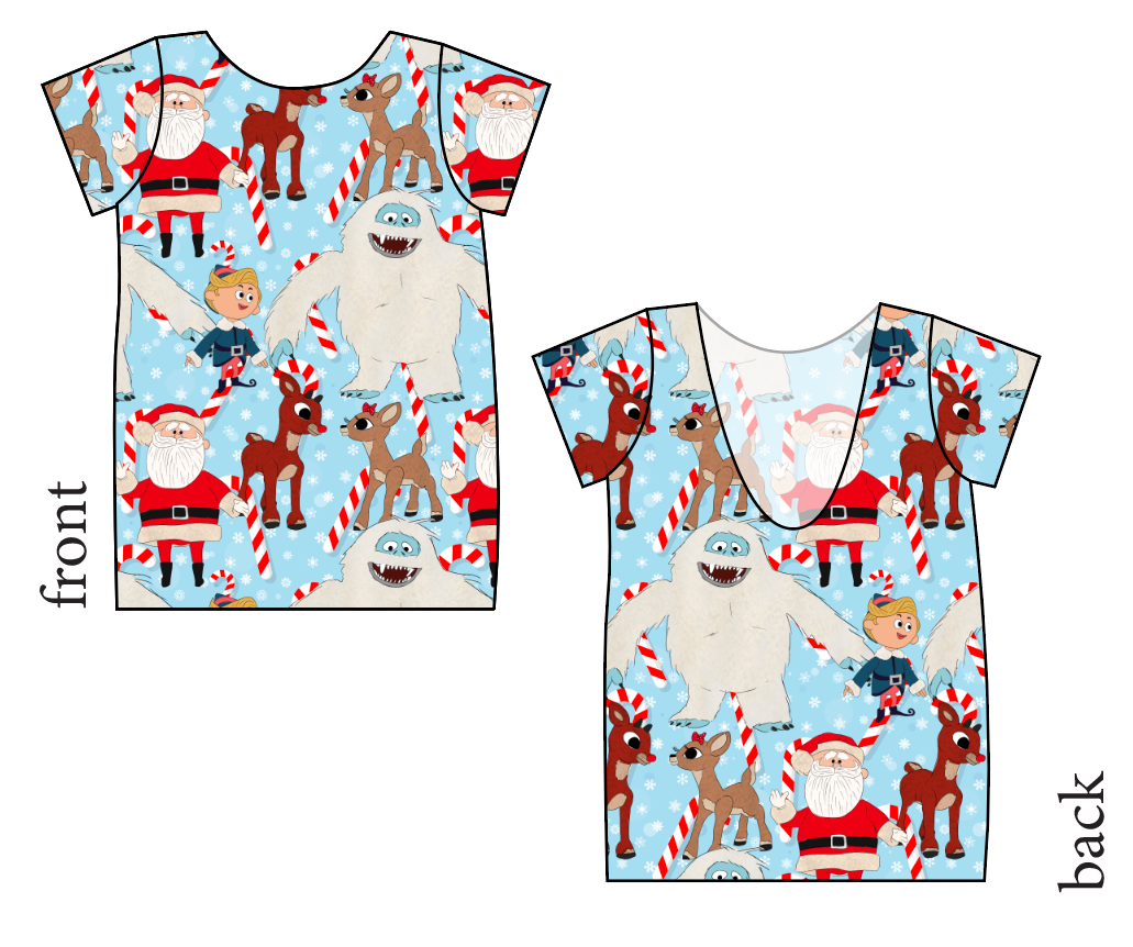 Reindeer Games Low Back Ballerina Tee