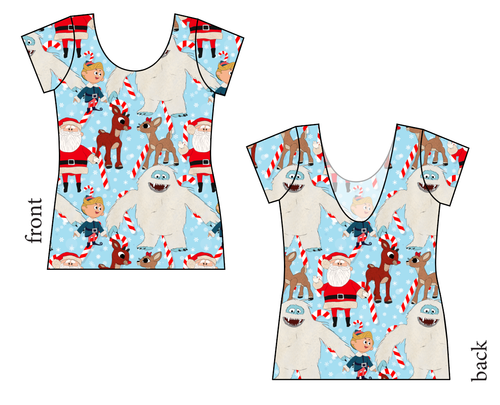 Reindeer Games Ladies' Low Back Ballerina Tee