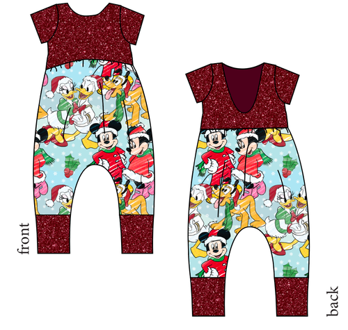 Mickey Wonderland Low Back Romper and Bubble Romper