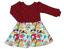 Load image into Gallery viewer, Mickey Wonderland Prairie Dress