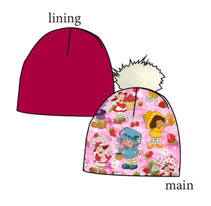 Berry Besties Slouchy Beanie (Reversible!)