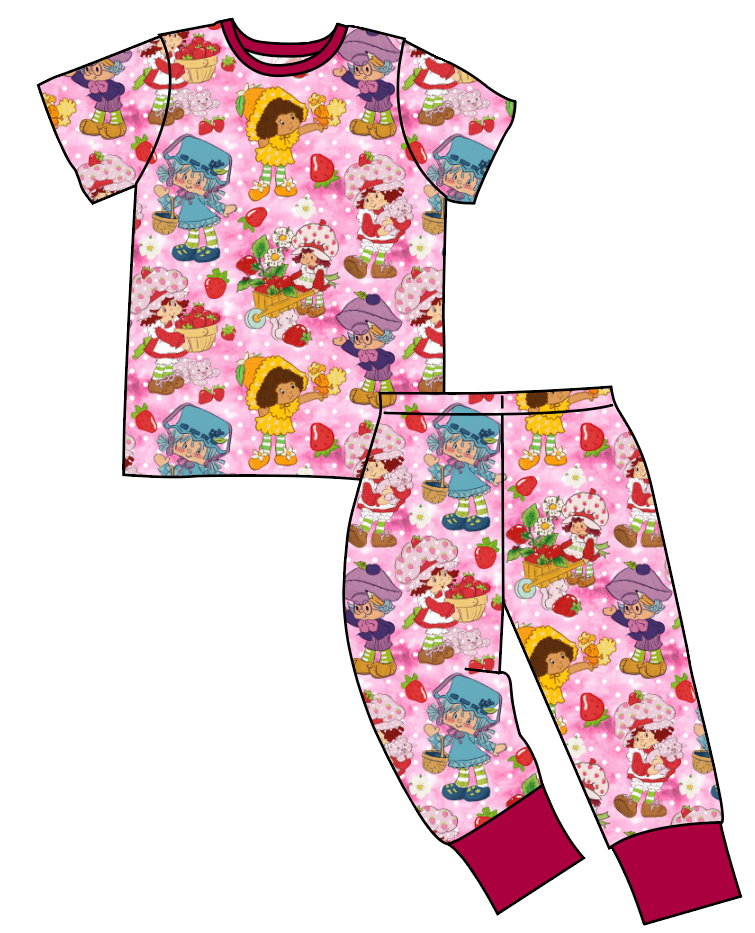 Berry Besties Basic Loungewear Set