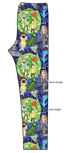 Wubba Lubba Dub Dub Basic Leggings