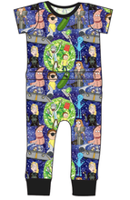 Load image into Gallery viewer, Wubba Lubba Dub Dub Bennett Pants and Shorts Length T-Shirt Romper